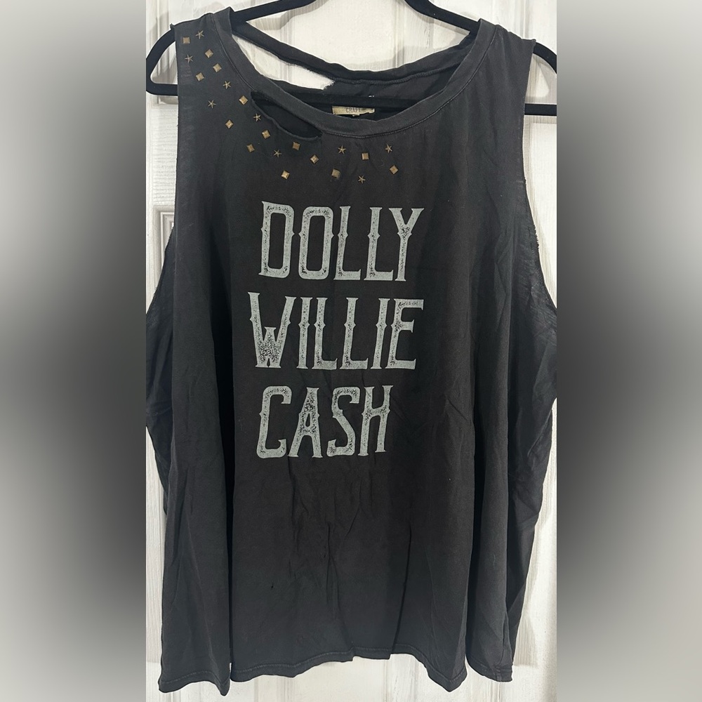 Dolly. Willy. Cash. Tank Top. Size 2X.
